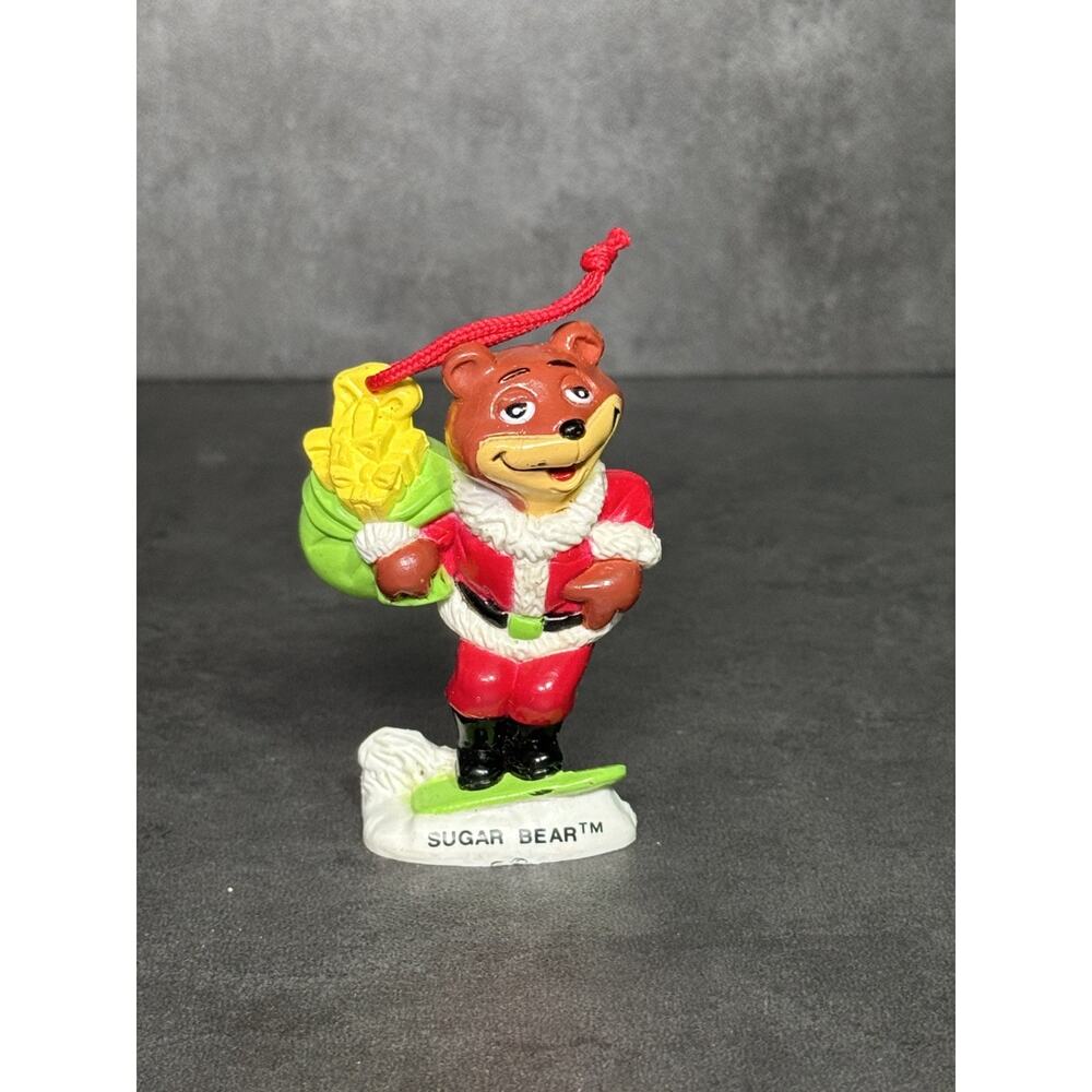 Vintage - 1993 Golden Crisp Cereal Sugar Bear Christmas Ornament